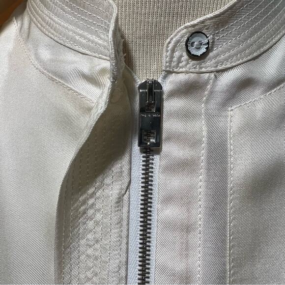 Rag & Bone Lily Silk Long Sleeve Blouse Vanilla Size S NWT - Picture 8 of 9